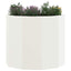 Plantekasse Hvid 60 x 60 x 50 cm Stål