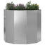 Plantekasse Sølv 60 x 60 x 50 cm Rustfrit stål