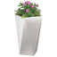 Plantekasse Sølv 40 x 40 x 75 cm Rustfrit stål