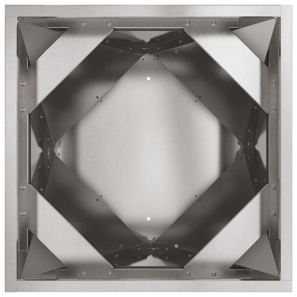 Plantekasse Sølv 40 x 40 x 75 cm Rustfrit stål
