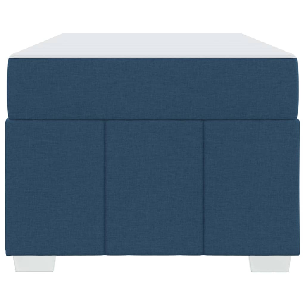 Sengestel med madras Blå 80 x 200 cm Stof