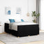 Sengestel Sort 140 x 200 cm Stof