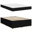 Sengestel Sort 140 x 200 cm Stof