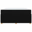 Sengestel Sort 140 x 200 cm Stof