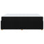 Sengestel Sort 140 x 200 cm Stof