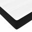 Box spring seng med madras Sort 200 x 220 cm Stof