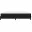 Box spring seng med madras Sort 200 x 220 cm Stof