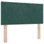 Box spring seng med hovedgærde Mørkegrøn 190 x 90 cm Fløjl
