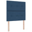 Box spring seng med pude med hovedgærde Blå 200 x 100 cm Stof