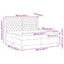 Box spring seng med madras Lyserød 200 x 200 cm Fløjl