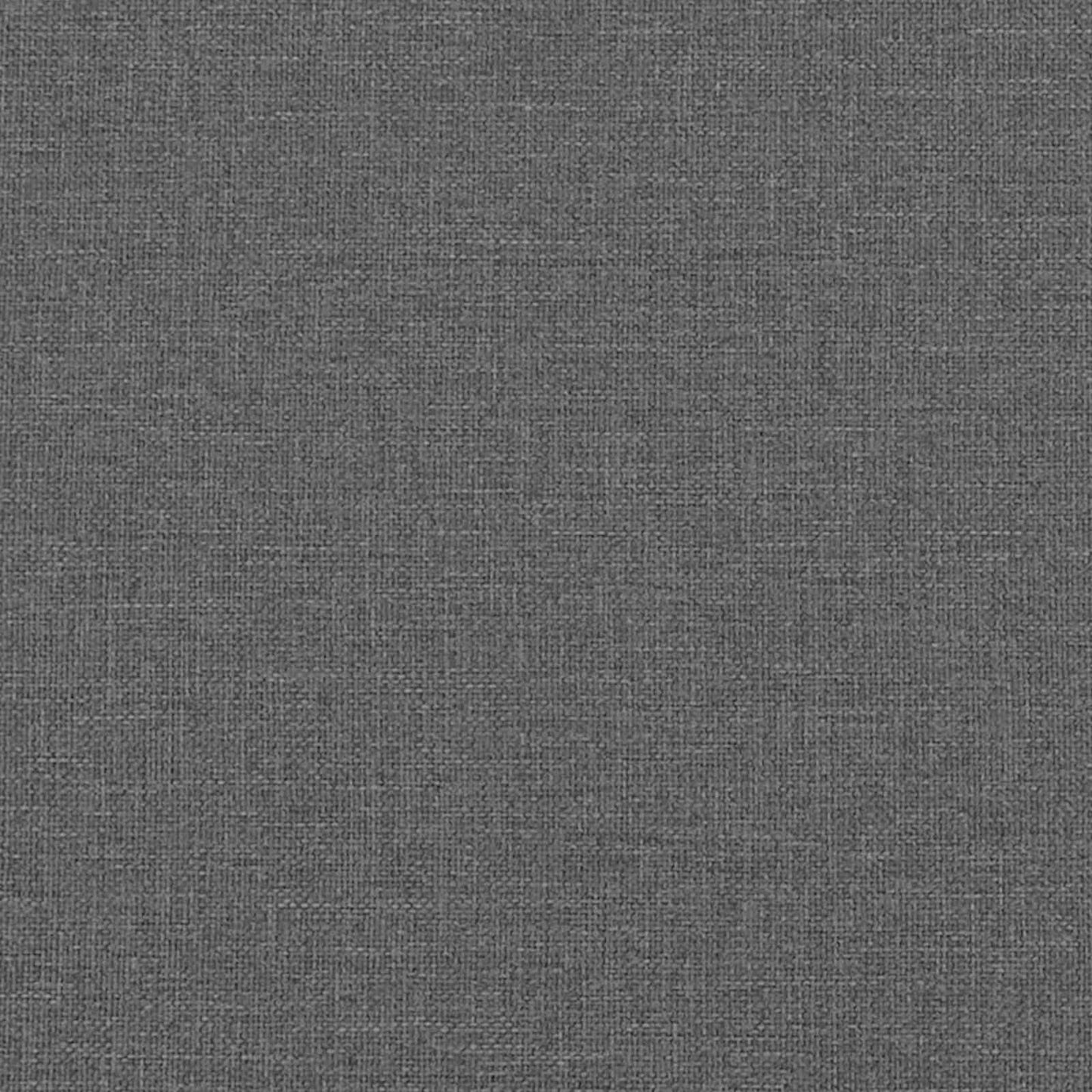 Box spring seng med LED-lysstrimler Mørkegrå 200 x 200 cm Stof