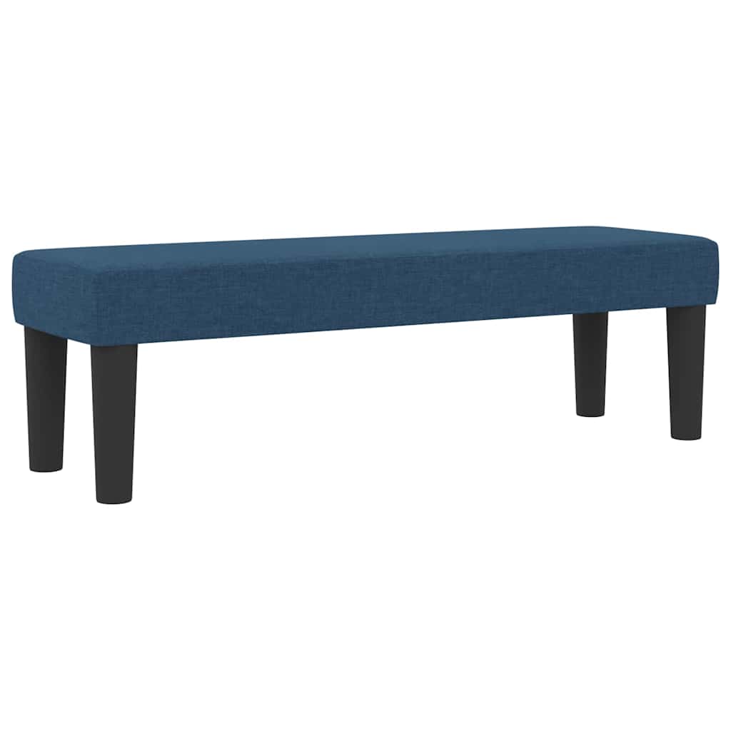 Box spring seng med hovedgærde Blå 160 x 200 cm Stof