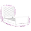 Box spring seng med hovedgærde Sort 90 x 190 cm Fløjl