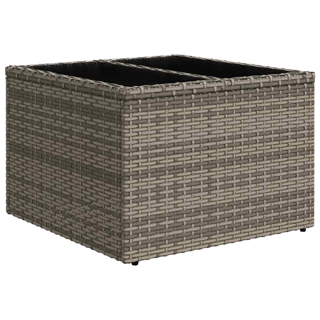 Sofa Sæt 9 stk. Grå polyrattan