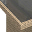 Havesofa Sæt med pude med pude 6 pcs Beige Poly Rattan