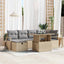 Havesofa Sæt 9 stk. polyrattan