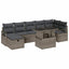 Havesofa Sæt 8 stk. polyrattan