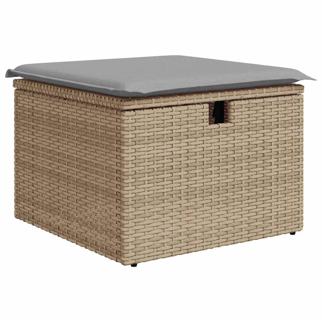Havesofa Sæt 9 stk. polyrattan