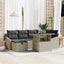 Havesofa Sæt 7 stk. polyrattan