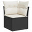 Havesofa Sæt 9 stk. polyrattan