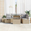 Havesofa Sæt 7 stk. polyrattan