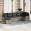 Havesofa Sæt 7 stk. Poly rattan