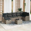 Havesofa Sæt 8 stk. Poly rattan