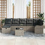 Havesofa Sæt 8 stk. Poly rattan