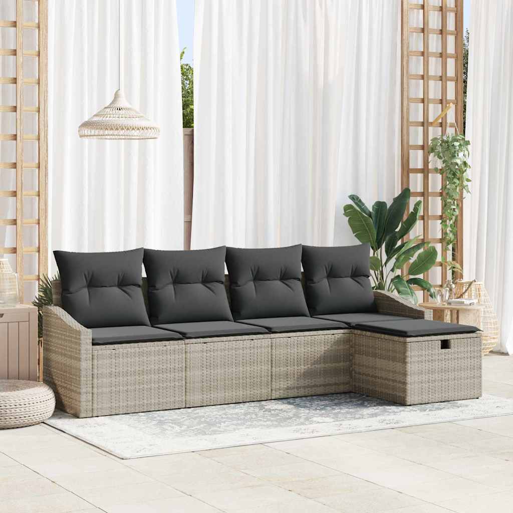 Sofa Sæt 6 stk. polyrattan