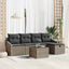 Sofa Sæt med pude 5 pcs polyrattan