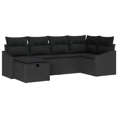 Sofa Sæt med pude 7 pcs polyrattan