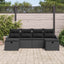 Sofa Sæt 6 stk. polyrattan