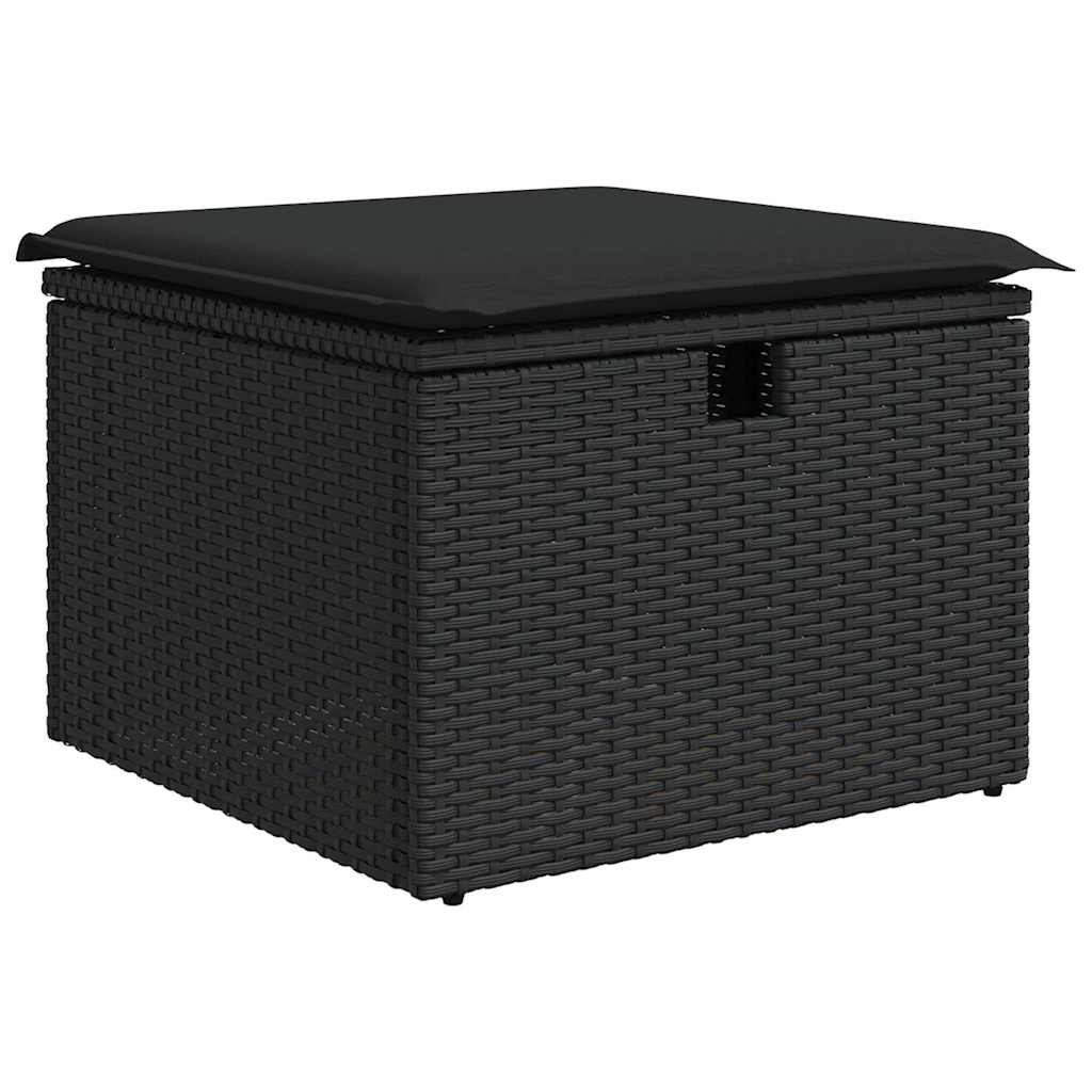 Sofa Sæt med pude 4 pcs polyrattan