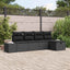 Sofa Sæt med pude 6 pcs polyrattan