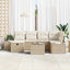 Sofa Sæt med pude 7 pcs polyrattan