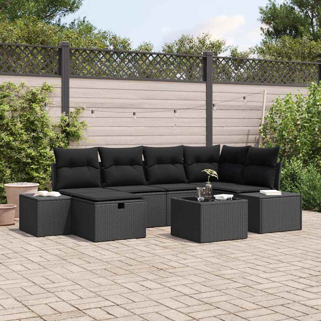 Sofa Sæt 6 stk. polyrattan