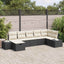 Sofa Sæt med pude 8 pcs polyrattan