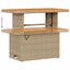 Havesofa Sæt 8 pcs Beige polyrattan