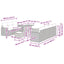 Havesofa Sæt 10 pcs Beige polyrattan