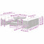 Havesofa Sæt 11 pcs Sort polyrattan
