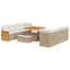 Havesofa Sæt 11 stk. 11-Antal sæder Beige og creme