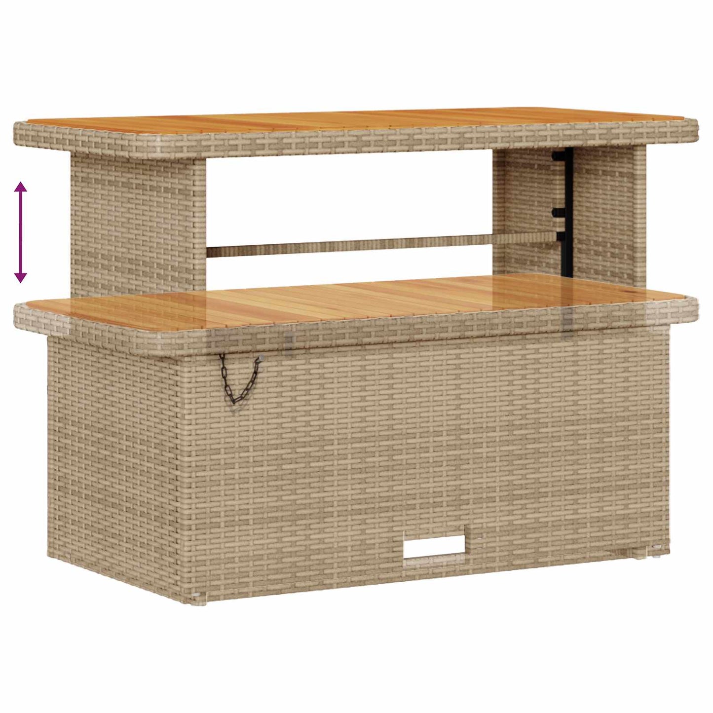 Havesofa Sæt med pude 10 pcs Beige og lys grå