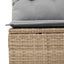 Havesofa Sæt med pude 13 pcs Beige og lys grå