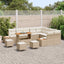 Havesofa Sæt med pude 13 pcs Beige og creme