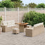 Havesofa Sæt Beige og creme Poly Rattan
