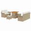 Havesofa Sæt 8 stk. 7-Antal sæder Beige og creme