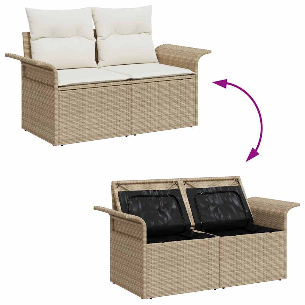 Havesofa Sæt 9 stk. 8-Antal sæder Beige og creme