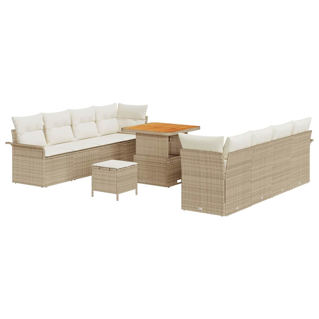 Havesofa Sæt med pude Beige og creme 80 x 80 x 71 cm