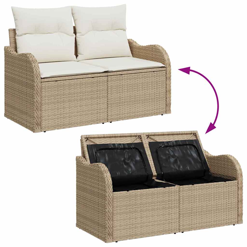 Havesofa Sæt 9 stk. 8-Antal sæder Beige og creme