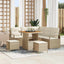 Havesofa Sæt 8 stk. 7-Antal sæder Beige og creme